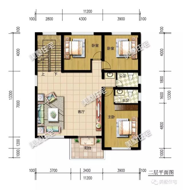 三層別墅設計圖方案，外觀優美的7居室，過瀟灑的鄉村生活