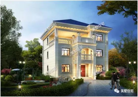 三層別墅設計圖方案，外觀優美的7居室，過瀟灑的鄉村生活