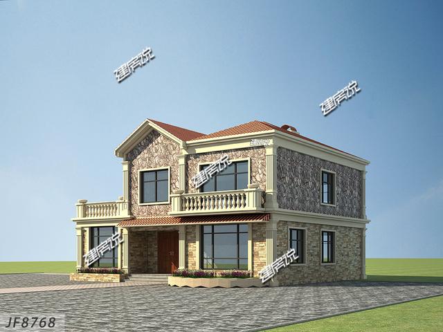 經濟實用二層小別墅設計圖，造價只需30萬，太受歡迎了