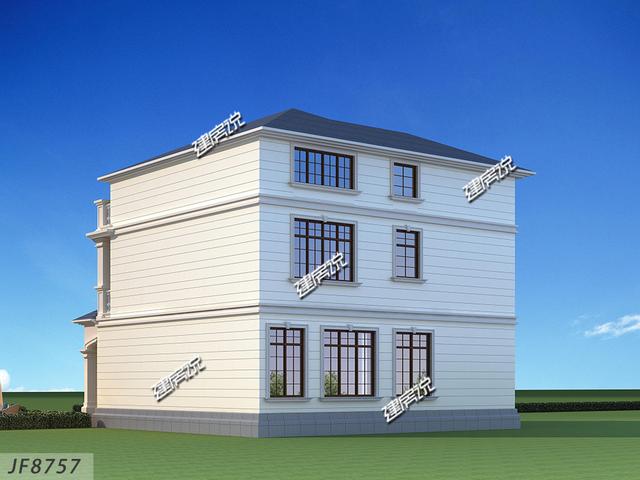 三層漂亮新中式別墅設計圖，讓你心動的別墅，您值得建造！