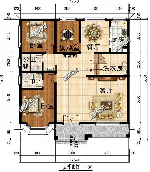 三層漂亮新中式別墅設計圖，讓你心動的別墅，您值得建造！