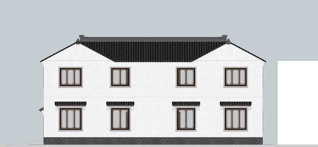 合院中式別墅設計圖，東方神韻之美，至高至上的境界