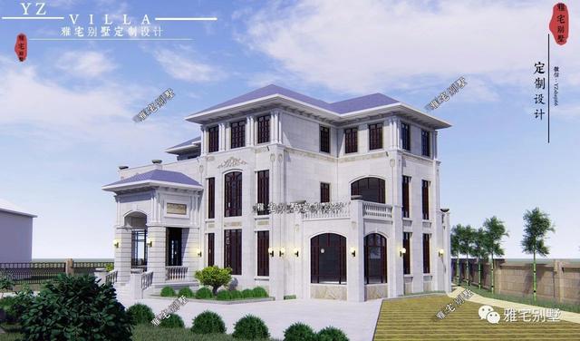 湖南三層歐式別墅設計圖，一套遠離城市喧囂的居家之所
