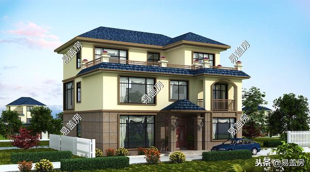 歐式別墅設(shè)計(jì)圖，家庭KTV配頂層露臺(tái)，生活享受引鄉(xiāng)親羨慕，造價(jià)60萬(wàn)