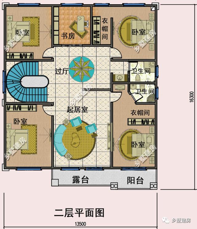 14X16米的農村別墅設計圖，為了過年回家有面子，您的首選！