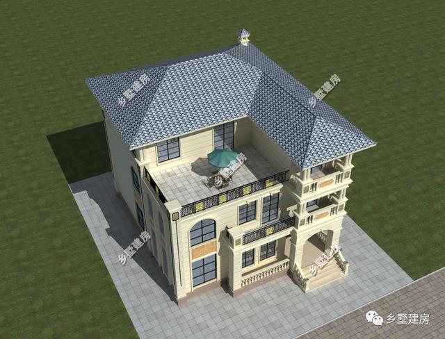 14X16米的農村別墅設計圖，為了過年回家有面子，您的首選！