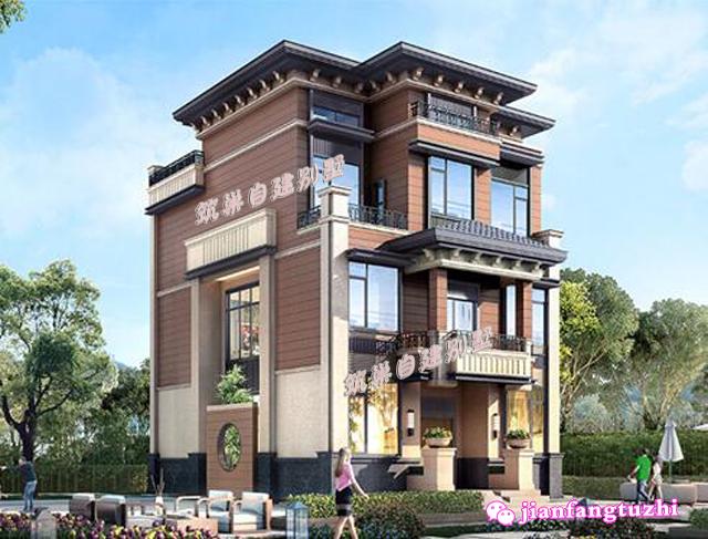 100平米以內農村四層小別墅設計圖，你的夢幻花園！