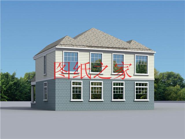 160平米的二層別墅設(shè)計圖，14X12米方正又實用，農(nóng)村建房的首選戶型！