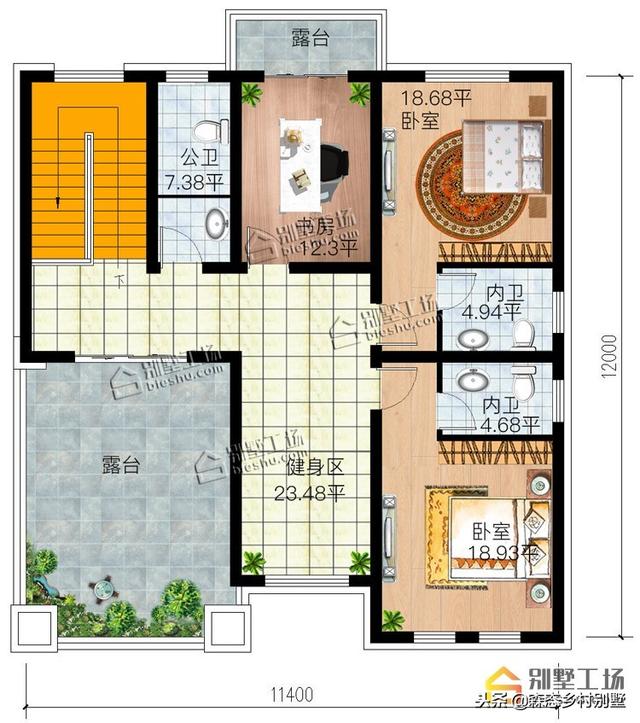 經典農村別墅設計圖紙，適合宅基地自建