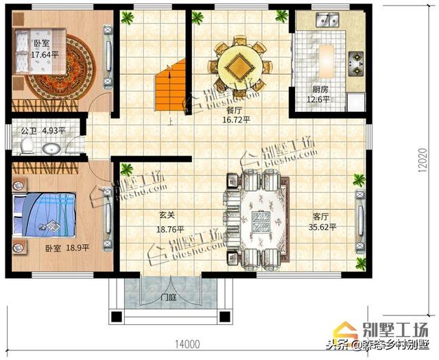 經典農村別墅設計圖紙，適合宅基地自建