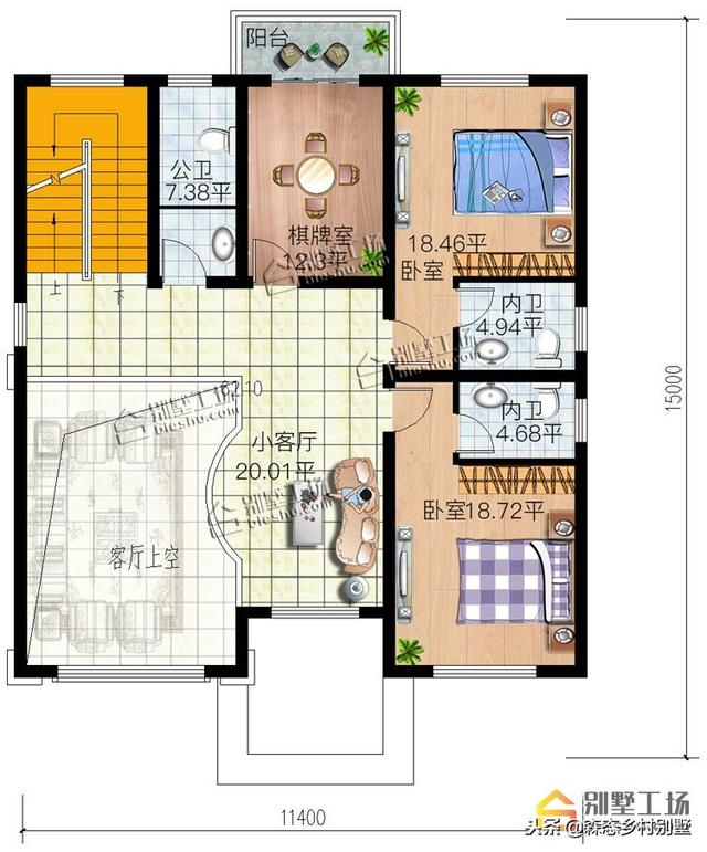 經典農村別墅設計圖紙，適合宅基地自建