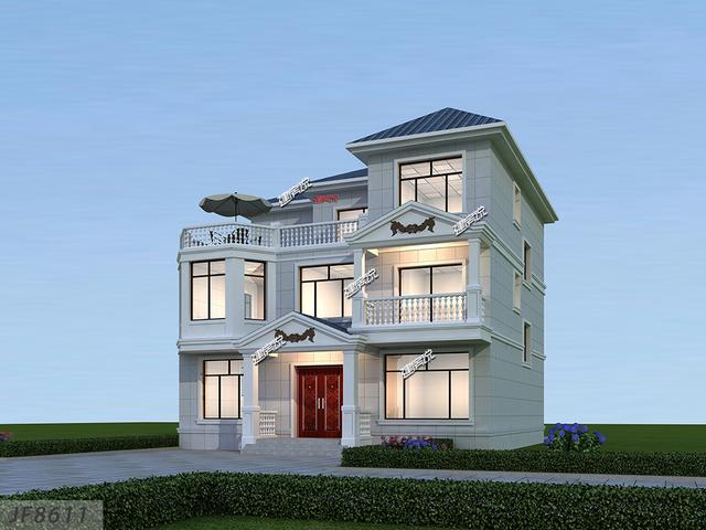 鄉村三層自建房，沒錢也能住別墅，30萬就能建漂亮別墅，太驚喜！