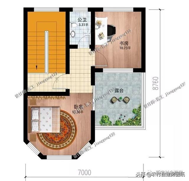 70平的農(nóng)村小戶型自建房屋，趕緊來挑選您喜歡的戶型吧！