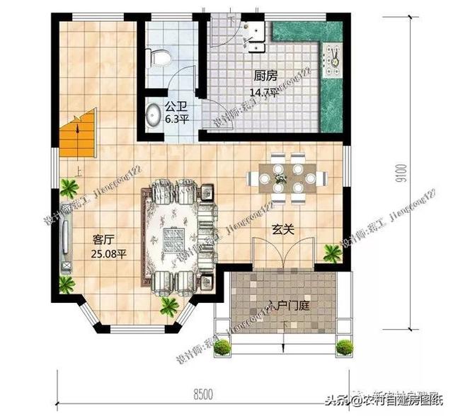 70平的農(nóng)村小戶型自建房屋，趕緊來挑選您喜歡的戶型吧！