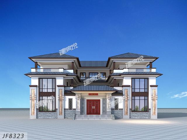 中式豪宅設計圖，2026年就是不一樣的一年，在村里牛逼轟轟