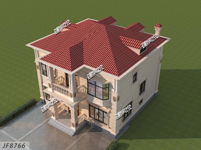 經(jīng)典別墅設(shè)計(jì)圖，有宅基地的有福咯，這棟漂亮別墅等你回家建！