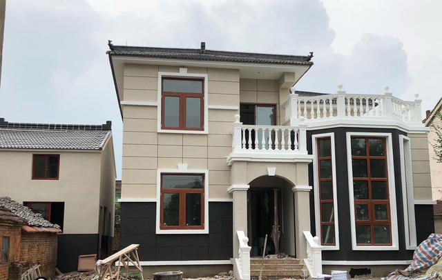 優美二層小洋樓設計圖，20萬建別墅，實景一棟比一棟優秀！