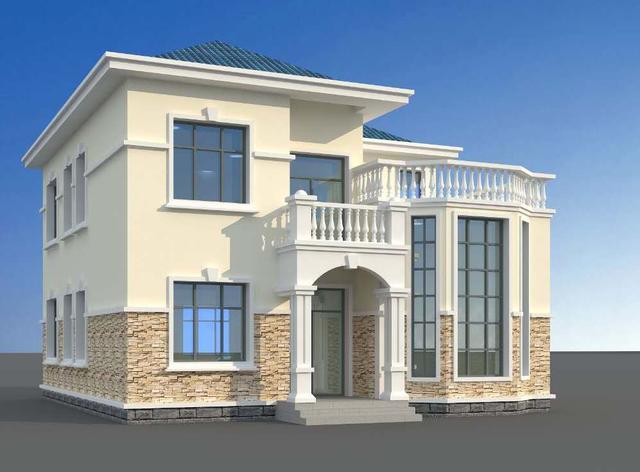 優美二層小洋樓設計圖，20萬建別墅，實景一棟比一棟優秀！