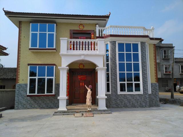 優美二層小洋樓設計圖，20萬建別墅，實景一棟比一棟優秀！