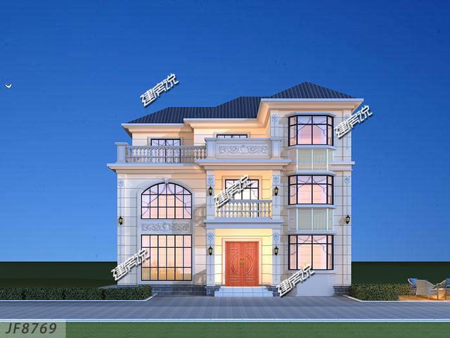 大氣別墅設計圖，在風光秀麗的農村，建一棟闊氣別墅，做夢都會笑醒