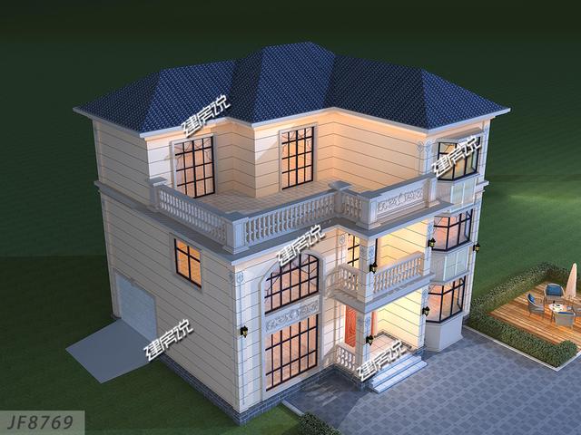 大氣別墅設計圖，在風光秀麗的農村，建一棟闊氣別墅，做夢都會笑醒