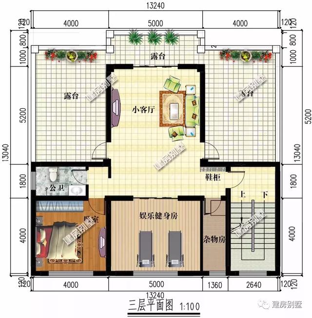 帶商鋪的鄉(xiāng)村自建別墅設(shè)計圖，既能自住又能賺錢的房子