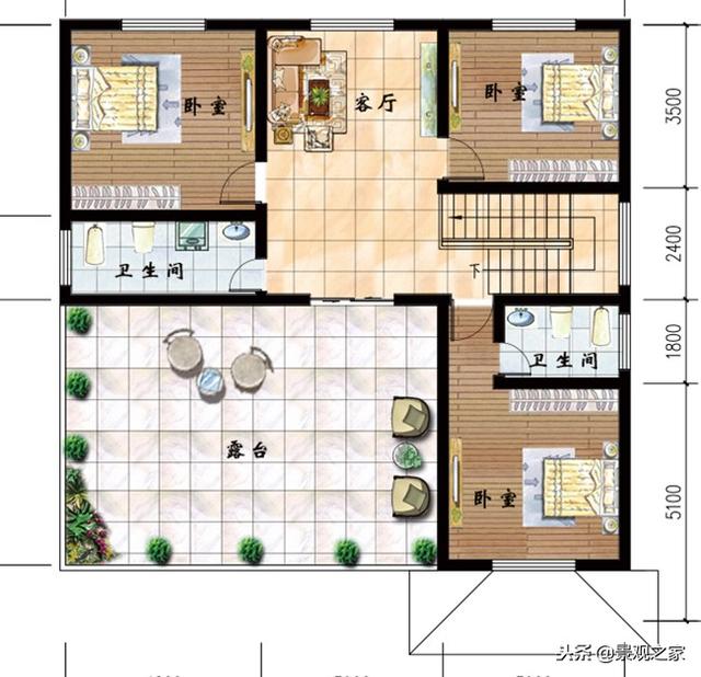 三層復(fù)式磚混結(jié)構(gòu)小別墅設(shè)計(jì)圖推薦，2026火爆銷售中.........
