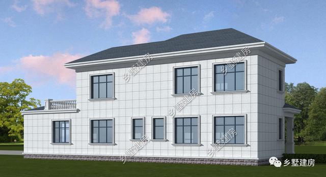 歐式二層小別墅設計圖，美到了極致，從骨子里透出的高貴感！