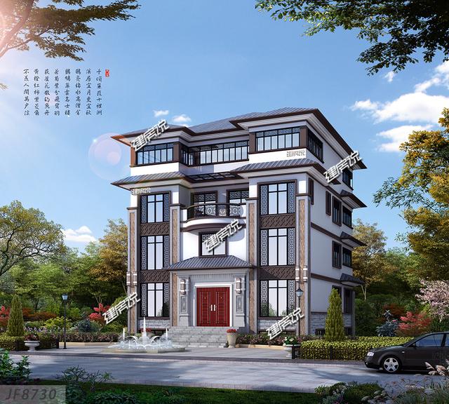 豪華中式別墅設(shè)計(jì)圖，這輩子，擁有一棟中式別墅，人生才不算白活