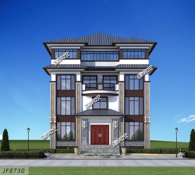 豪華中式別墅設(shè)計(jì)圖，這輩子，擁有一棟中式別墅，人生才不算白活