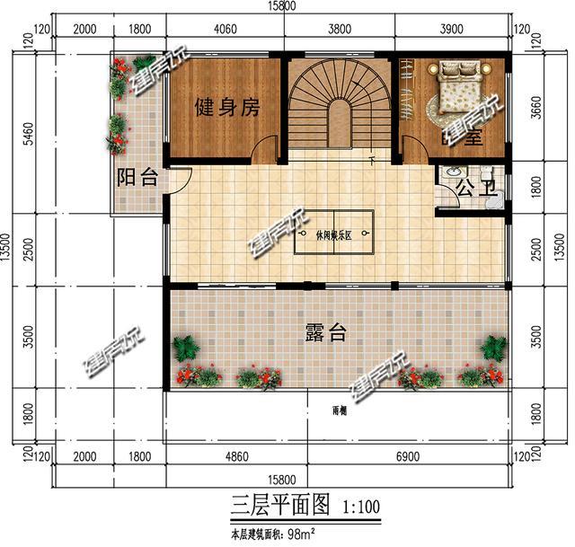 新款現代別墅設計圖，現代年輕人最愛，建一棟很拉風