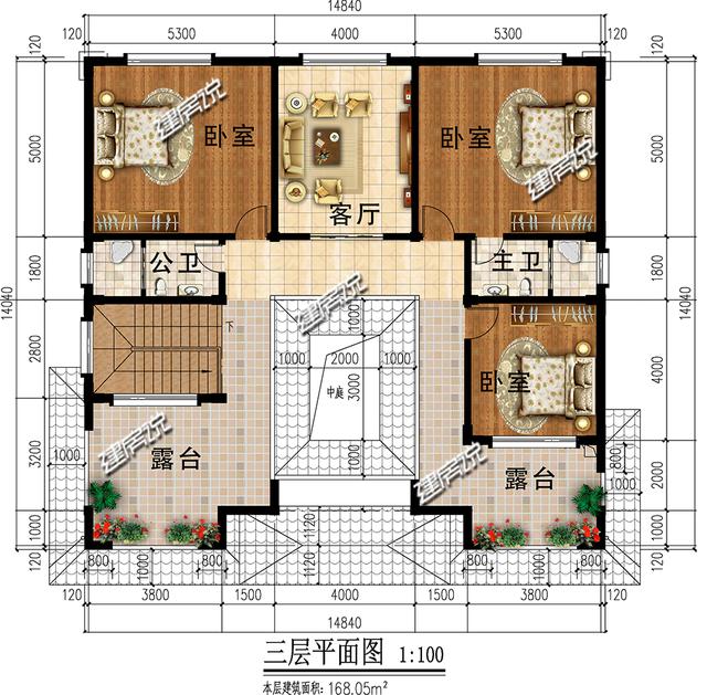 豪華新中式別墅設計圖，有錢人的專屬，建別墅就是要與眾不同
