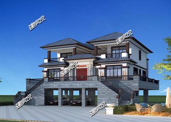 豪華新中式別墅設計圖，有錢人的專屬，建別墅就是要與眾不同