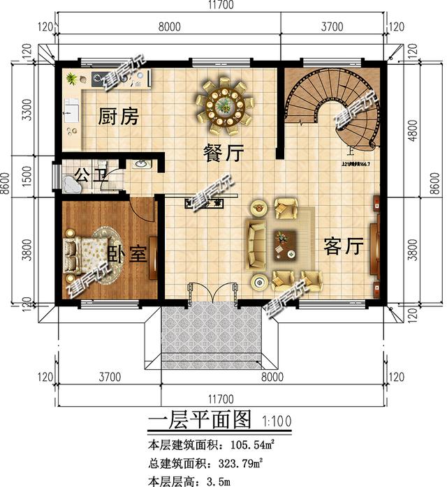 設計感十足的三層別墅設計圖，太好看了，一眼就愛上