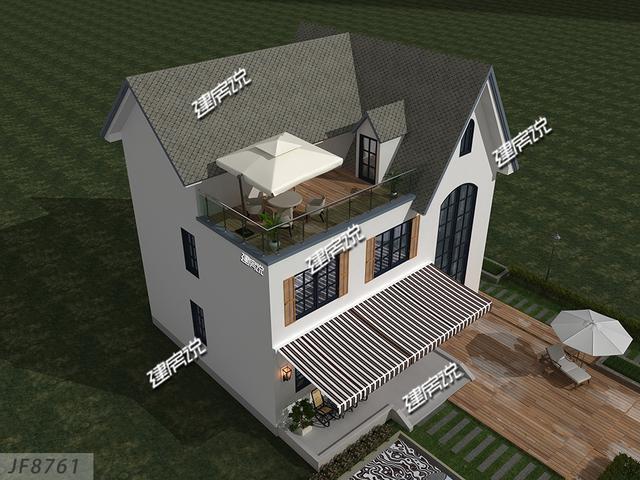 設計感十足的三層別墅設計圖，太好看了，一眼就愛上