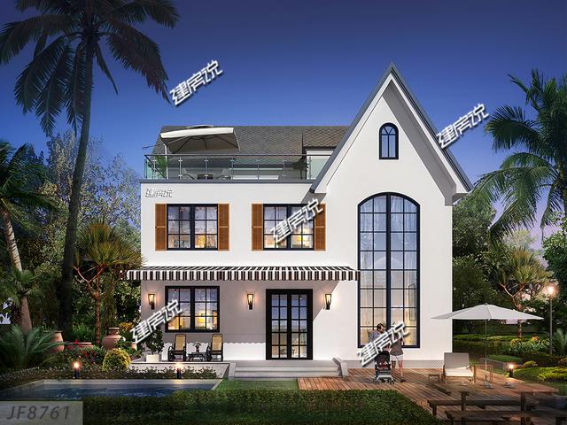 設計感十足的三層別墅設計圖，太好看了，一眼就愛上