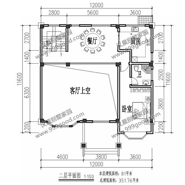 簡(jiǎn)歐別墅設(shè)計(jì)圖，占地135平，復(fù)式挑空和健身房，誰(shuí)更深得你心？