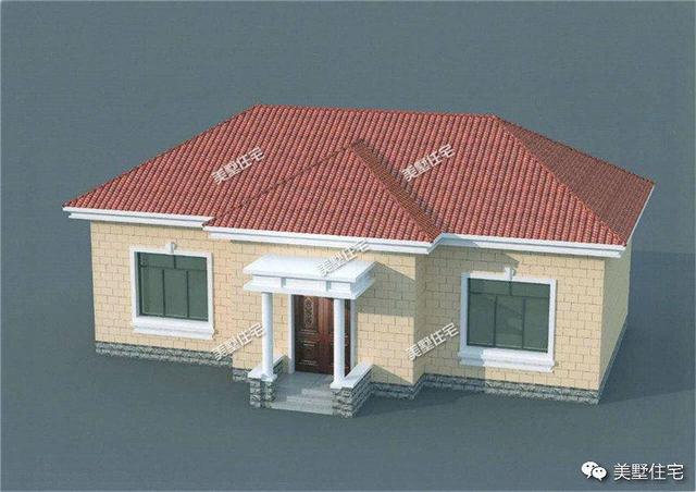 5套一層別墅設(shè)計(jì)圖，每一套都很便宜，最后一套最好看！