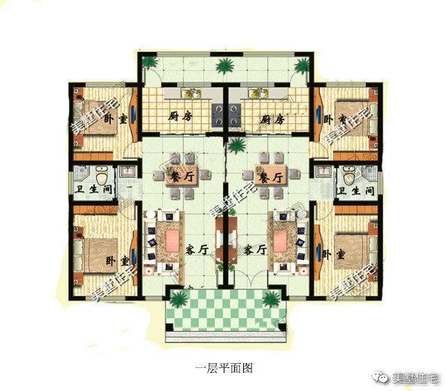 5套一層別墅設(shè)計(jì)圖，每一套都很便宜，最后一套最好看！