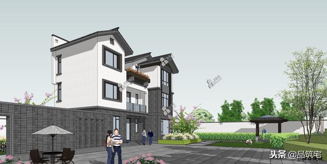 三層中式田園風(fēng)別墅設(shè)計(jì)圖，送給父母養(yǎng)老，也安放我們的鄉(xiāng)愁