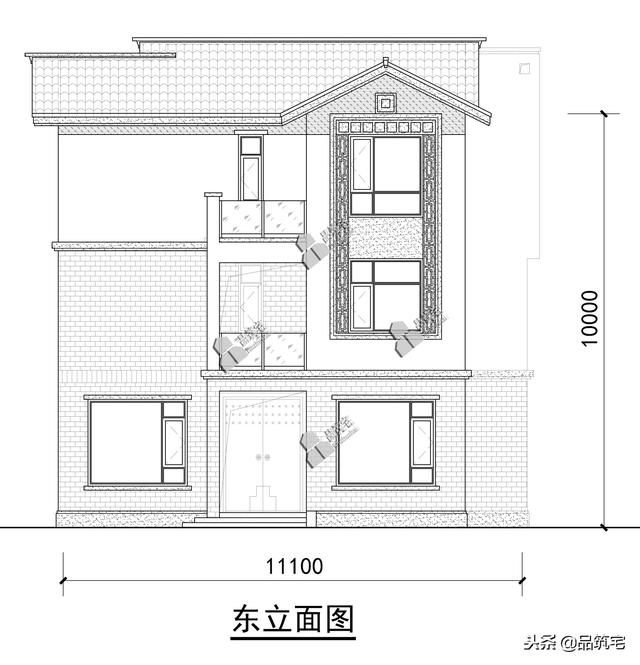 三層中式田園風(fēng)別墅設(shè)計(jì)圖，送給父母養(yǎng)老，也安放我們的鄉(xiāng)愁