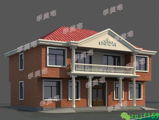 30萬歐式別墅設計圖，一層單戶二層雙拼，設計獨特！