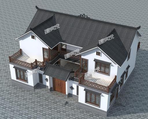 鄉村四合院設計圖紙，城里有房不羨慕，村里有棟四合院才叫牛！