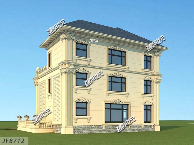 歐式別墅設計圖推薦，值得讓你驕傲一輩子的別墅，蓋一棟人生才不算白活