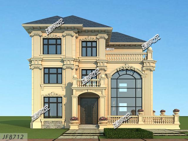 歐式別墅設計圖推薦，值得讓你驕傲一輩子的別墅，蓋一棟人生才不算白活