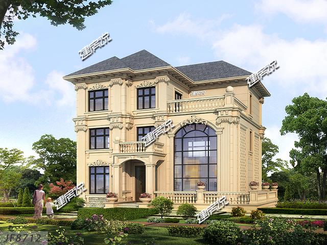 歐式別墅設計圖推薦，值得讓你驕傲一輩子的別墅，蓋一棟人生才不算白活