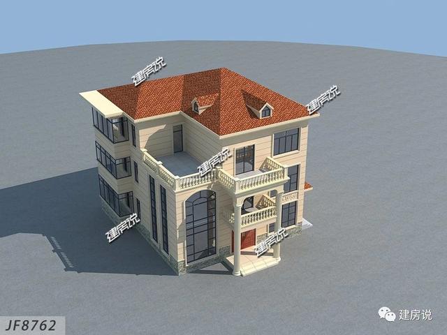 3層別墅設計圖，別墅這樣建，人人贊美又羨慕，在村里長臉