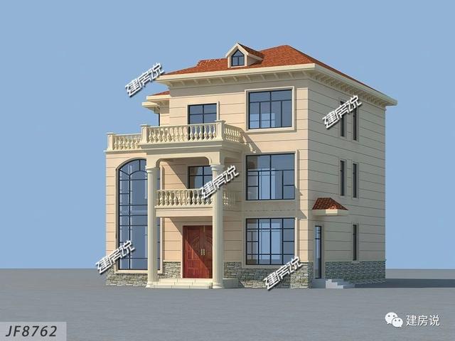 3層別墅設計圖，別墅這樣建，人人贊美又羨慕，在村里長臉