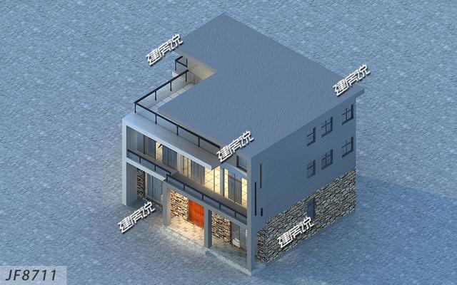 設(shè)計感十足的現(xiàn)代風(fēng)別墅設(shè)計圖，年輕人建房選擇，為自己兒女收藏了