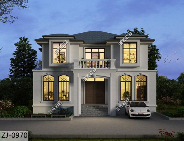 歐式別墅實在看膩，倒不如換換心情來一棟法式別墅設計圖，浪漫又有型